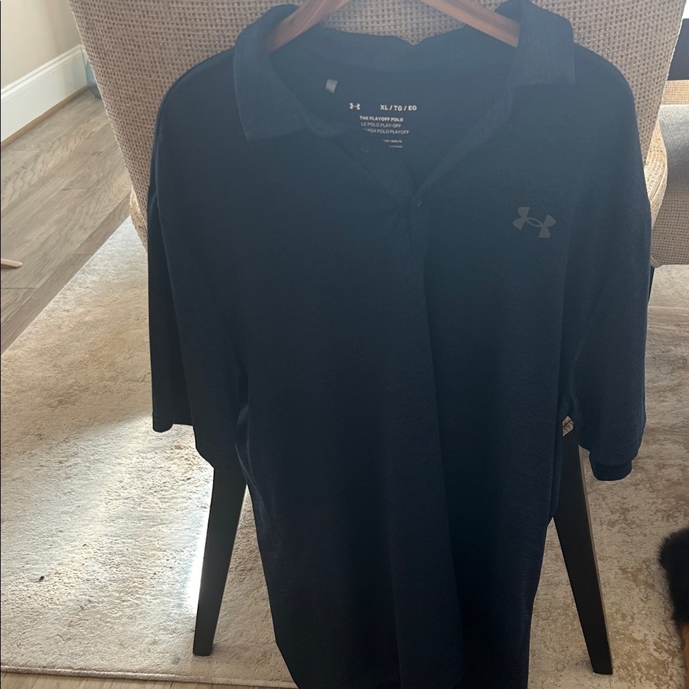 Under Armour Men's Dark Blue Polo Shirt